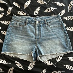 Old Navy Blue Jean Shorts with Frayed Hem